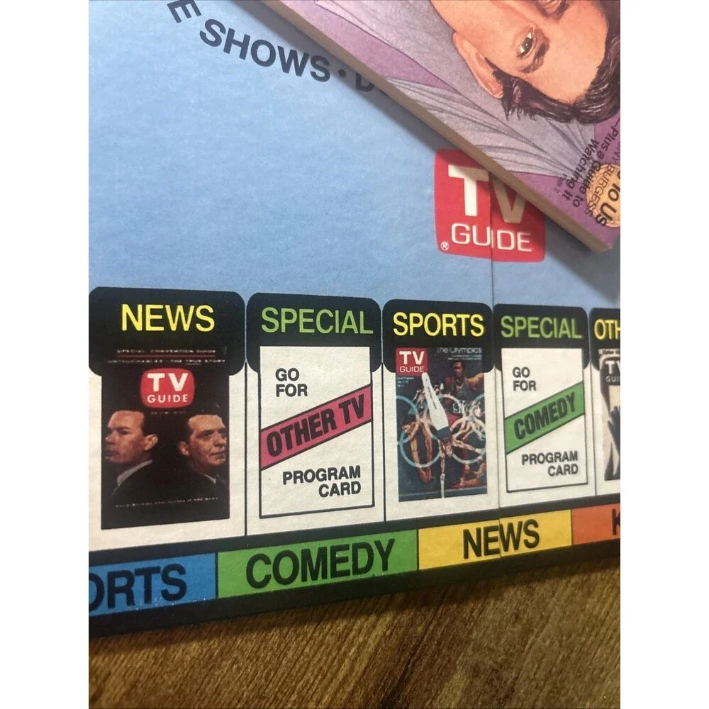1984 TV Guide's TV Board Game Vintage Classic 6000 Trivia Questions  2 + Players